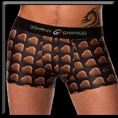 SHORTY COEUR CHOCO EN DETAIL